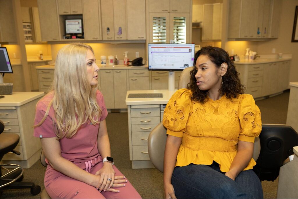 Orthodontic team at a Sugar Land orthodontist office providing professional orthodontic care in Sugar Land
